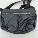 Kipling  Black Shiny SYRO Crossbody Purse Bag pockets adjustable casual (flaws) Photo 2