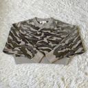 Vintage Havana  Waffle Knit in Faded Camouflaged sweater crew neck size Small Photo 1