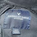 American Eagle  Jacket Black Womens Size Small Full Zip Pockets Lyocell Light Photo 7