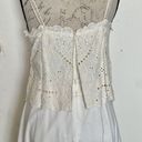 Chelsea and Violet Chelsea Violet Dress Sz Medium Beige Eyelet Mini Graduation Ceremony Bohowestern Photo 10