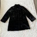 Gallery  New York Women’s Faux Fur Swing button down Jacket black size Small Photo 5