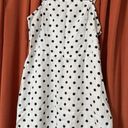 BP White Dress With Black Polka Dots Photo 0