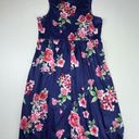 Blue Floral Breastfeeding Dress Size Small Nursing Dress Photo 7