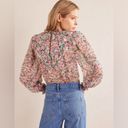 Petal Boden V Yoke Flounce Top Gardenia  Photo 2