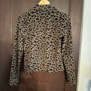 Z Supply  | Charley Leopard Motorcycle Jacket \ French Terry | Size Small Photo 2