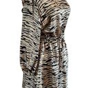 Rails  Ora Abstract Print Long Sleeve Mini Dress in Canyon Tan & Black Small NWT Photo 4