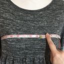 Isabel Maternity NWOT Maternity Dark Heather Gray Soft Pleated Top Photo 5