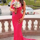 Ashley Lauren Pink Prom Dress Photo 2