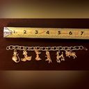 Krass&co Vintage HOB  Cat Mouse Animal Charm Bracelet Gold Tone Jewelry House Borvani Photo 5