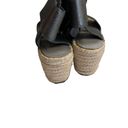 Eileen Fisher  Willow Wedge Espadrille Women’s Size 5.5 Leather Sandals metallic Photo 5