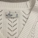 Hollister White Crop Sweater Photo 2