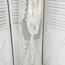 Rebellion  Again Lace Boho Kimono Cadigan Duster Cream Small Midi Photo 1