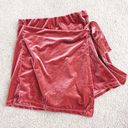 American Threads Wrap Velvet Maroon Purple Skort Photo 0