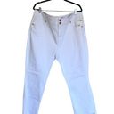 CAbi NWT  High Low Crop Jeans In Brite White #5879 Photo 5