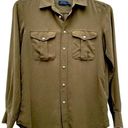 Polo Woman’s  Ralph Lauren silk button down shirt Photo 0