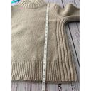 Banana Republic  Mock Neck Chunky Rib Knit Sweater Womens XS Beige Long Sleeve Photo 6