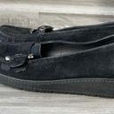 Stuart Weitzman  Black Suede Loafers Size 8 Narrow slip-on 8N Shoes Photo 1