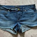 Juicy Couture  Womens Blue Denim Jean short shorts cut off Size 30 Photo 1