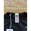 Gymshark New  Everyday Seamless Long Sleeve Crop Top Size Small Black Photo 6