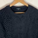 Rails  Marlo Black Flocked Cobra size zip Sweatshirt size S Photo 4