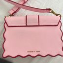 Charles and Keith Pink Wavy Purse Photo 4