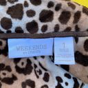 Chico's Chico’s Animal Print Zip Up Velour Jacket/Sweatshirt Small/Medium (1) EUC! Photo 2