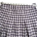 Full Tilt  Lavender Plaid Pleated Mini Skirt Size S Photo 2