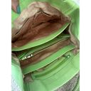 DKNY  Pistachio Green Pebble Leather Satchel Bag Photo 5