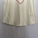 Isabel Maternity NWT  Short Sleeve "You are Loved" Graphic Tee Cream & Red large Photo 6