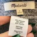 Madewell  Grey Wool Speaker Jacket Gray Women's Coat Cardigan, size Small Photo 6