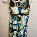 Patagonia  Colorful Abstract Design Halter Midi Length Summer Dress Size Small Photo 1
