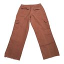 Edge BBJ Los Angeles Rust Colored Wide Legged Cargo Pants With Raw  Size 9/29 Photo 2