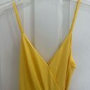 BCBGeneration Strappy Wrap Dress in Yellow XXS Photo 2