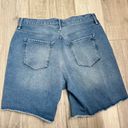 Jessica Simpson Relaxed Short Vintage Style Distressed Button Fly Shorts- Sz 30 Photo 1