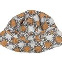 frankie's bikinis  - Jax Terry Daisy Bucket Hat in Orange and White Photo 1