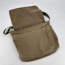 Gap Vintage Y2K  Women's Canvas Fire Print Crossbody Messenger Bag Green Small Photo 3