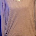 Free People  SUPER SOFT waffle knit off the shoulder oversized top Photo 1