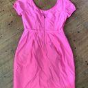 J Crew barbiecore scoop neck size 6 bodycon mini dress Pink Photo 2