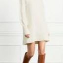 Hill House  Cream The Silvie Sweater Wool Dress Cream Large Photo 2