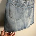 Madewell NWT  Rigid Denim Relaxed Mini Skirt in Northdale Wash size 29” Photo 8