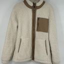 Abercrombie & Fitch  Soft Collection Quarter Zip Sherpa Ivory Size Medium Photo 7