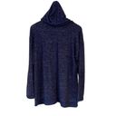 Chico's Weekends by  Women's Pullover Hoodie Long Sleeve Stretch Navy Blue Size 1 Photo 2