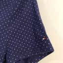 Tommy Hilfiger  blue short sleeve polo collar womens Large L dots VNC Photo 3