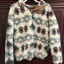 Sherpa Aztec Print Pullover Size L Photo 0