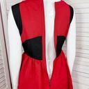 Target Prabal Gurung  Colorblock Fit And Flare Sleeveless Party Mini Dress Red 2 Photo 7