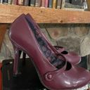 American Eagle Academia oxblood heels burgundy Photo 5