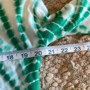 Grayson Threads  Women's Green Tie Dye Long Sleeve Crop Top Shirt Size Small Photo 4