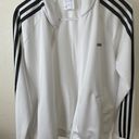 Adidas Black And White Striped Jacket Photo 0