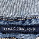 Lucky Brand  Cropped Classic Denim Jean Jacket size Medium Photo 9