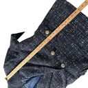 Saks 5th Avenue Saks Fifth Avenue Women’s Tweed Blazer Navy Blue Suit Jacket Lined Size L‎ Photo 10